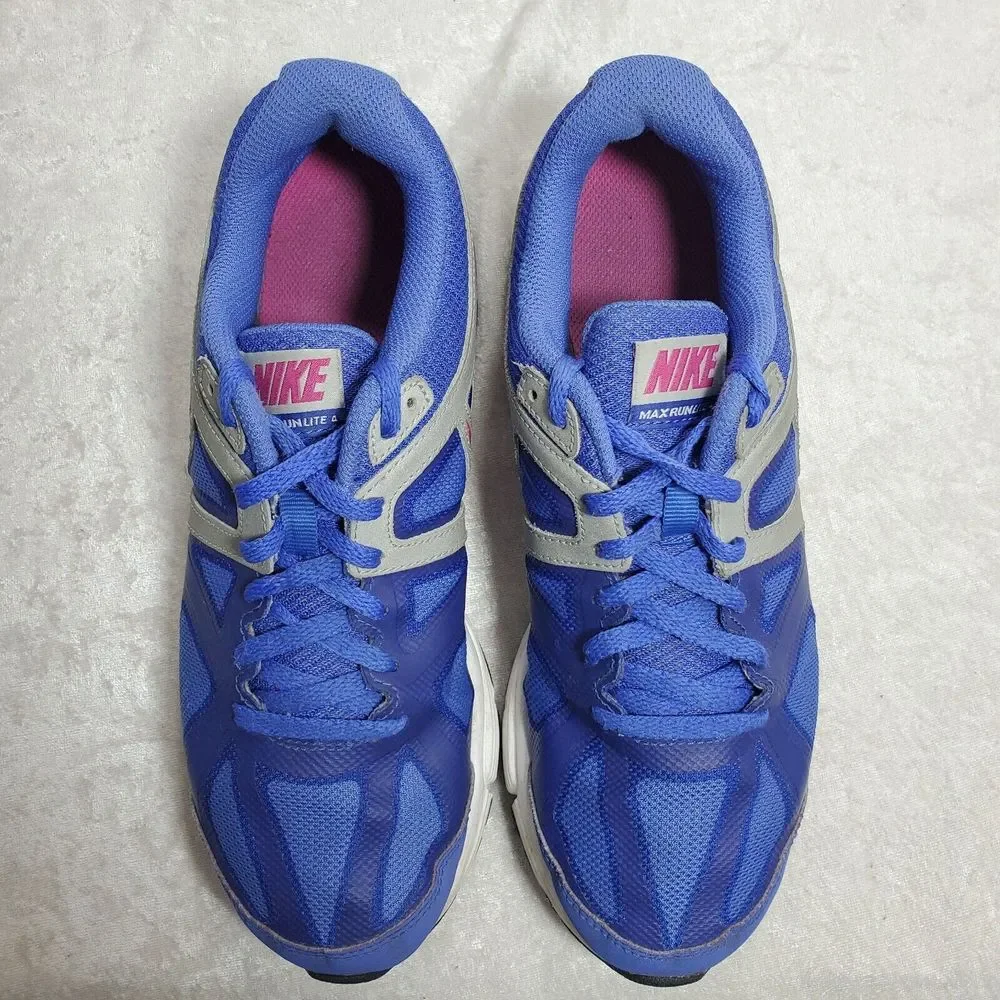 Nike Sneakers Youth Size 7‎ Air Max Run Lite 4 Shoes Blue Pink